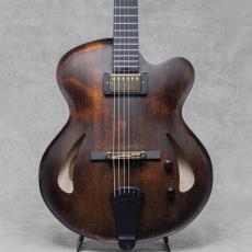 Victor Baker Guitars Model 15 Archtop Black Smoke with Satin Topcoat
