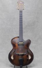 Victor Baker Guitars Model 15 Archtop Black Smoke with Satin Topcoat_2
