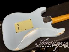 Fender Stratocaster 1963 Sonic Blue Body-Refin. & Relic w/Jacaranda Round FB 3.53kg "Amazing Vintage Sound"_5