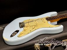Fender Stratocaster 1963 Sonic Blue Body-Refin. & Relic w/Jacaranda Round FB 3.53kg "Amazing Vintage Sound"_6