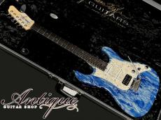 James Tyler Studio Elite HD 2017 Blue Force Shmear /S-Alder M-Ebony w/Signature Logo "Limited Edition #18 of 25"