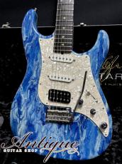 James Tyler Studio Elite HD 2017 Blue Force Shmear /S-Alder M-Ebony w/Signature Logo "Limited Edition #18 of 25"_2