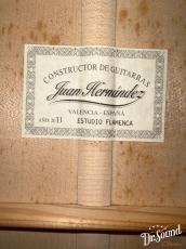 Juan Hernandez [ホアン・エルナンデス] Estudio Flamenca Custom 2011年製 【Pegheads Tuner】_8