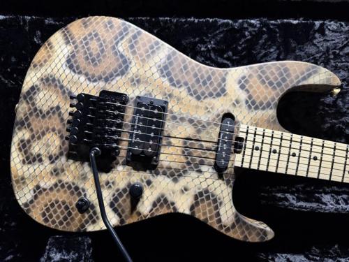 Charvel USA Custom Shop Warren De Martini/ Signature / SnakeSkin Graphic　①