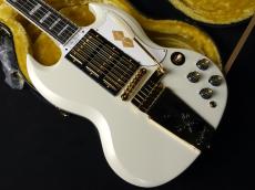 Epiphone Inspired by Gibson Custom 1963 Les Paul SG Custom With Maestro Vibrola Classic White_3