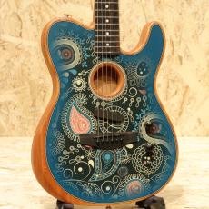 Fender American Acoustasonic Telecaster Blue Paisley 2022