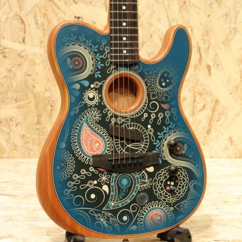 Fender American Acoustasonic Telecaster Blue Paisley 2022