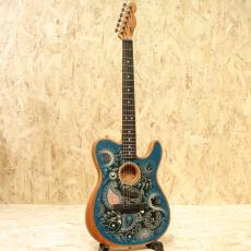 Fender American Acoustasonic Telecaster Blue Paisley 2022_3