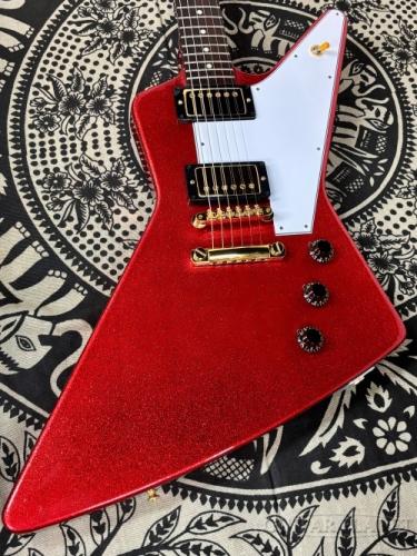 Gibson 【現地選定品】 ~Dealer Select~ 1958 Explorer Red Sparkle w/Stinger Gloss Gold Hardware 【#86202】
