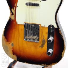 Fender Custom Shop 1963 Telecaster Heavy Relic (Super Faded/Aged 3 Tone Sunburst)_12