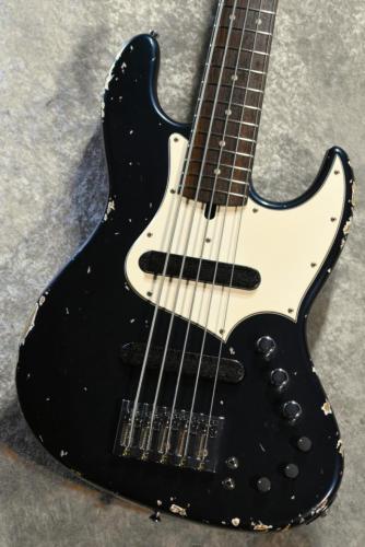 XOTiC XJ-1T 5st Alder RM-Neck RW-FB MH -Mercedes Blue-Lacquer M-Aged #3603【4.47kg】【5弦】
