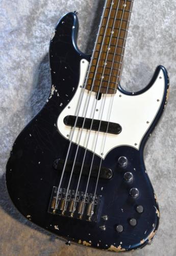 XOTiC XJ-1T 5st Alder RM-Neck RW-FB -Mercedes Blue-Lacquer M-Aged #3563【4.36kg】【5弦】