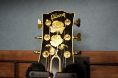 Gibson J-200 Rose Custom Black Centennial Collection_4