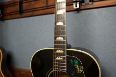 Gibson J-200 Rose Custom Black Centennial Collection_6