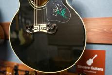 Gibson J-200 Rose Custom Black Centennial Collection_10