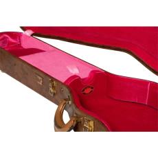 Gibson Lifton Historic "5-Latch" Brown/Pink Hardshell Case Les Paul Aged_5