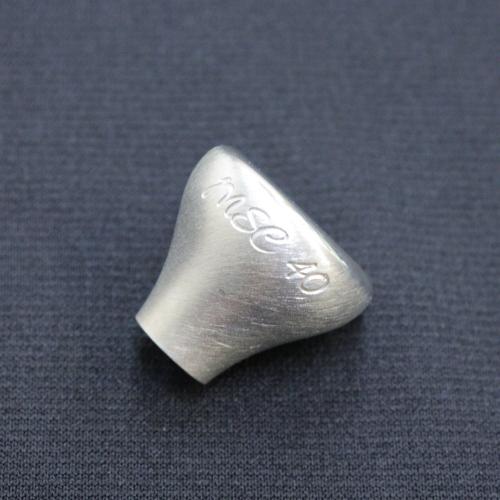 AR Resonance B♭トランペット用マウスピース トップ MSC ブロンズ製 銀メッキ(SP)