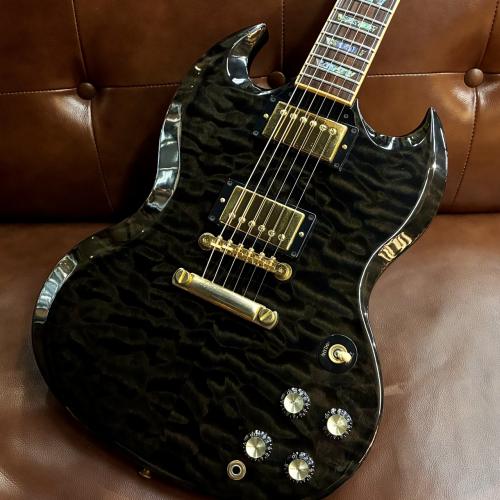 Gibson 【AAAトップ】SG Elegant Quilt -Trans Black- 2.99㎏【2008年製USED】