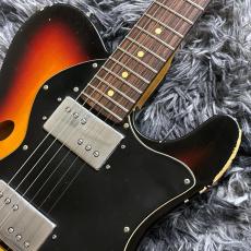 Black Smoker Trad Master DELTA-C 3-Tone Sunburst Medium Aged w/Wide Humbucker【特価】【2026年製】_4