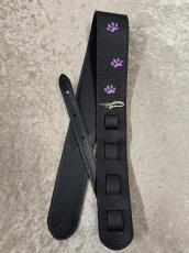 Grande uomo ねこ刺繍ストラップ【タンザナイト】足跡つき_3