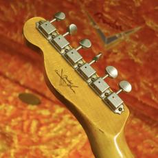 Fender Custom Shop 1960 Telecaster Custom Heavy Relic Aged Black Over Chocolate 3-Tone Sunburst_9