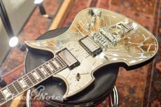 Washburn USA Custom Shop 2008 PS800 "Paul Stanley" (Cracked Mirror)_4
