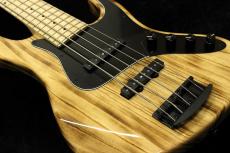 Kikuchi Guitars Hermes MV5 (5st Ash/Maple) LE / Burner Natural #852【軽量/3.86kg】【良杢】【ブラックパーツ】_3