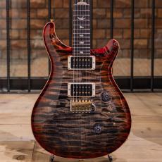 Paul Reed Smith [PRS] Custom 24 10Top Quilted Maple P/T Figured Maple Neck & Ebony FB Charcoal Cherry Burst / 2021