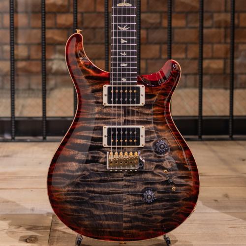 Paul Reed Smith [PRS] Custom 24 10Top Quilted Maple P/T Figured Maple Neck & Ebony FB Charcoal Cherry Burst / 2021