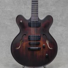Victor Baker Guitars Model 35 Chambered Semi-hollow Brown Smoke Stain with Satin S/N:764
