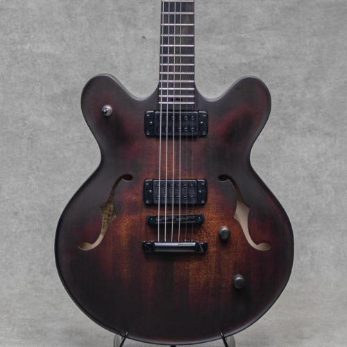 Victor Baker Guitars Model 35 Chambered Semi-hollow Brown Smoke Stain with Satin S/N:764