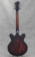 Victor Baker Guitars Model 35 Chambered Semi-hollow Brown Smoke Stain with Satin S/N:764_4