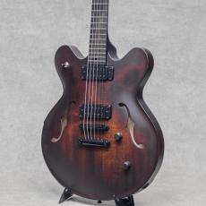 Victor Baker Guitars Model 35 Chambered Semi-hollow Brown Smoke Stain with Satin S/N:764_5