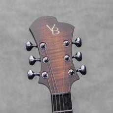 Victor Baker Guitars Model 35 Chambered Semi-hollow Brown Smoke Stain with Satin S/N:764_9