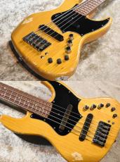 XOTiC XJ-1T 5st Ash RM-Neck RM-FB -Vintage Natural -Lacquer M-Aged- #3801【4.62kg】【5弦】_6