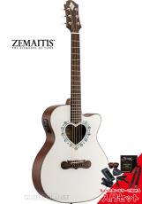 ZEMAITIS 《入門セット付き!!》CAF-90HCW -White / Abalone 【エレアコ】【オンラインストア限定】