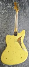 Fender Custom Shop 1962 Jaguar Heavy Relic / Super Aged Grafitti Yellow Over 3Color Sunburst [3.71kg]_8