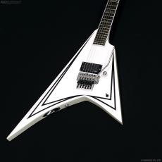Edwards E-ALEXI SCYTHE [White with Black Pin Stripe]