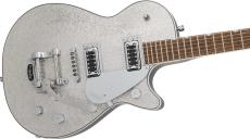 Gretsch G5230T Electromatic Sparkle Jet FT Single-Cut with Bigsby, Laurel Fingerboard / Silver Sparkle_2