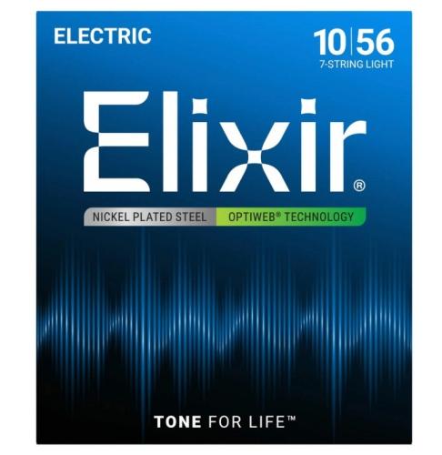 Elixir OPTIWEB LIGHT (7弦用)  #19057【10-56/エレキギター弦/7弦用】