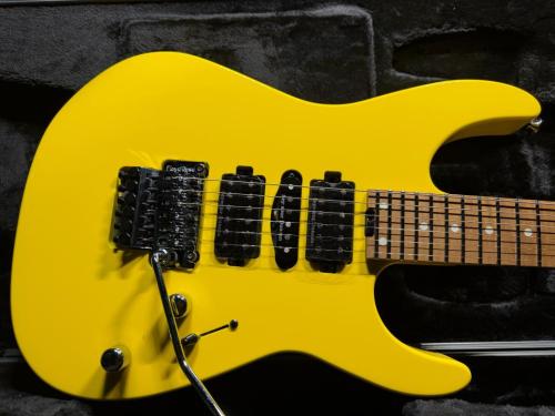 Jackson Jackson Custom Shop Dinky HSH - Graffiti Yellow 