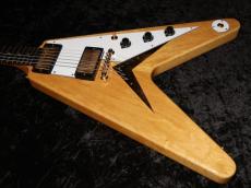 Gibson Custom Shop 1958 Korina Flying V Reissue "White Pickguard" VOS : Natural_4
