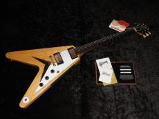 Gibson Custom Shop 1958 Korina Flying V Reissue "White Pickguard" VOS : Natural_6