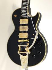 Gibson Murphy Lab 1957 Les Paul Custom 3-Pickup With Bigsby Vibrato Ebony Light Aged