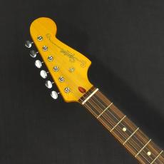 Squier J Mascis Jazzmaster Gold Anodized Pickguard Vintage White_7