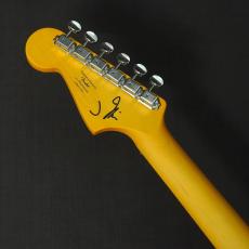 Squier J Mascis Jazzmaster Gold Anodized Pickguard Vintage White_8