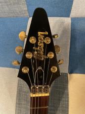 Gibson Explorer 1991 Custom Shop Flying V headstock Ebony_3