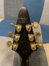 Gibson Explorer 1991 Custom Shop Flying V headstock Ebony_4
