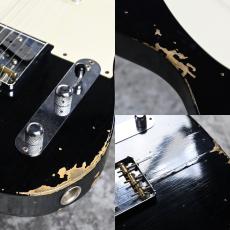 Fender Custom Shop 【2018年製 軽量中古】1954 Telecaster Heavy Relic - Aged Black - ≒3.09kg_4