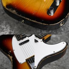 Fender Custom Shop 1961 Telecaster Heavy Relic Faded Aged Bleached 3Tone Sunburst ≒3.33kg #CZ587700_4